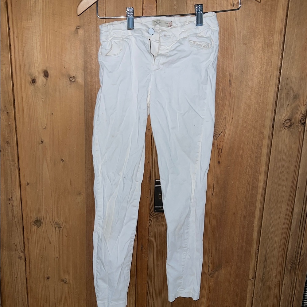 Zara Kids White Jeans
